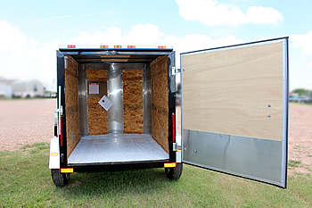 single axle cargo trailer