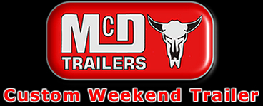 custom weekend trailer logo